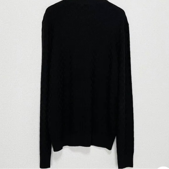 Louis Vuitton Men's Zipped Cardigan Damier Wool and Cotton Black - Picture 2 of 5